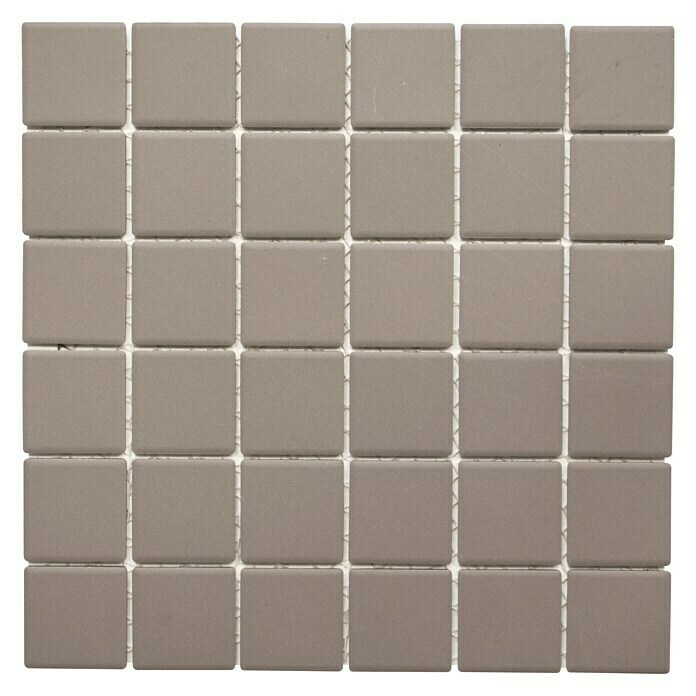 Mosaikfliese Quadrat Uni CU 233 (29,8 x 29,8 cm, Grau, Matt)