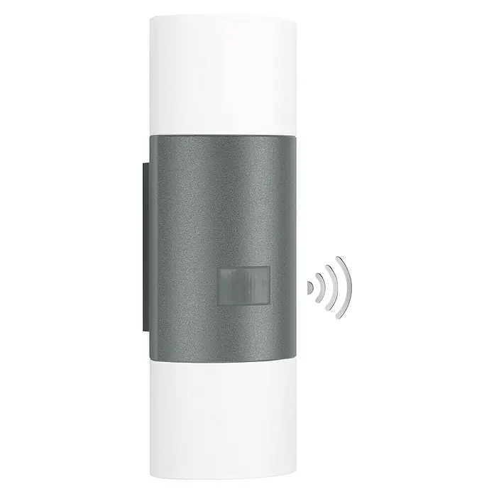 Steinel LED-Sensor-Außenwandleuchte L 910 S anthrazit - 9,8 W, L x B x H: 8 x 8,5 x 23,5 cm, Anthrazit, Weiß, Warmweiß - Wandleuchte für den Außenbereich mit Bewegungsmelder, die eine praktische Beleuchtungslösung für jeden Außenbereich bietet.