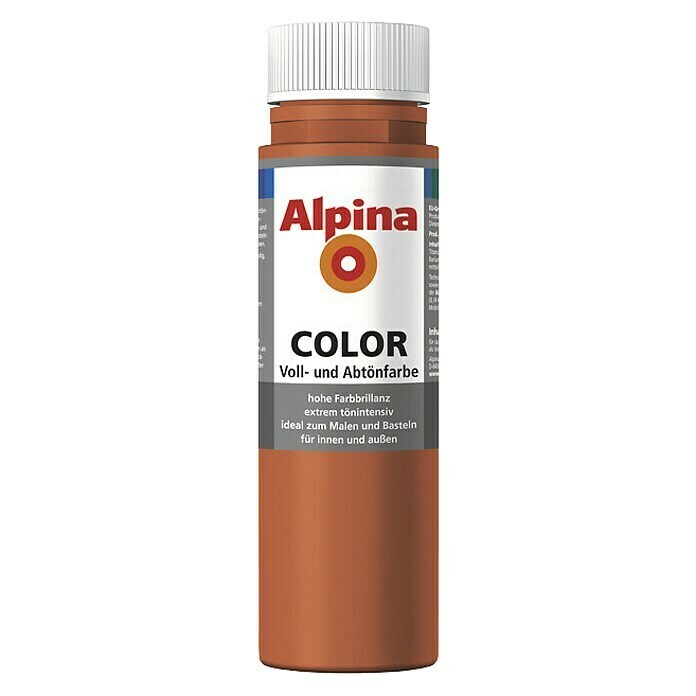 Alpina Vollton- & Abtönfarbe Color (Italian Red, 250 ml)