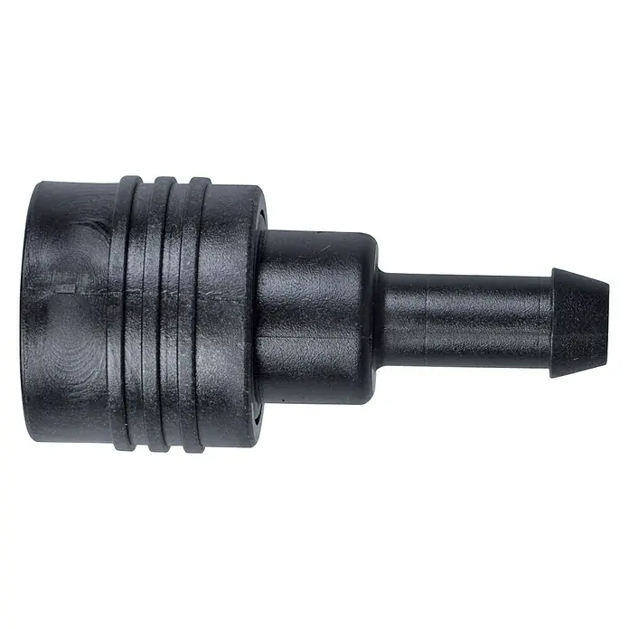 Talamex Adapter - Geeignet für: Tanks & Motoren, 5/16″, Passend für: Force Motors Motoren - Schwarzer Schlauchverbinder aus Kunststoff für eine sichere und zuverlässige Verbindung von Schläuchen.
