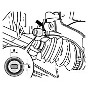 Hazet Radlagergehäuse-Spreizer 4912-1 (Schlüsselweite: 5,5 x 8 mm,  Antriebsgröße: ½″)