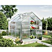 Vitavia Gewächshaus (2,32 x 1,95 x 2,07 m, Farbe: Aluminium, Polycarbonat, 6 mm)