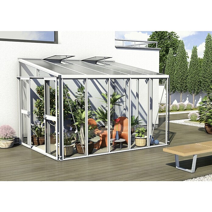Vitavia Pavillon-Nachrüstsatz Helena 8600 (Passend für: Vitavia Gewächshaus Helena 8600, Weiß)