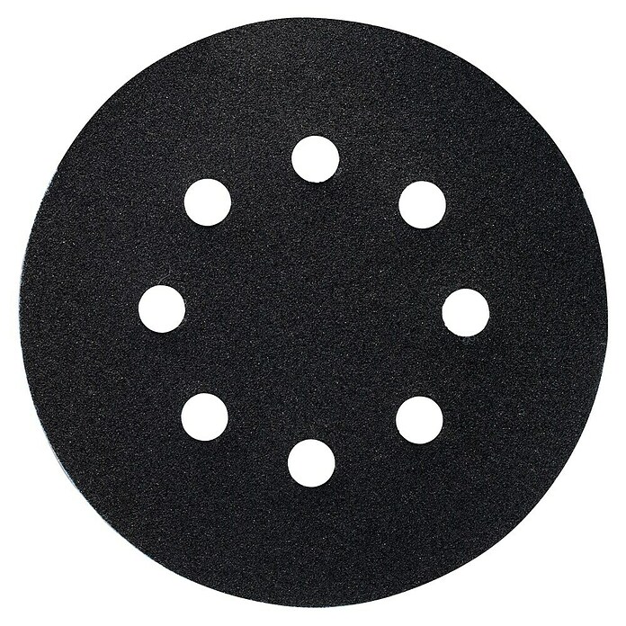 Craftomat Hoja de lija BFCC (Diámetro: 125 mm, Granulación: 180, Perforado)