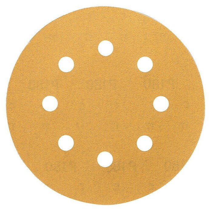 Craftomat Hoja de lija (Diámetro: 115 mm, Granulación: 180, Perforado)