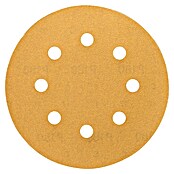Craftomat Hoja de lija (Diámetro: 115 mm, Granulación: 180, Perforado)