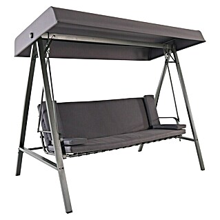 Sunfun Maja Hollywoodschaukel (230 x 135 x 188 cm, Anthrazit)