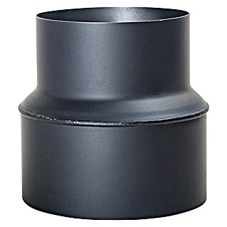 Ofenrohrerweiterung (Durchmesser: 150 mm - 180 mm, Senotherm lackiert, Schwarz Metallic)