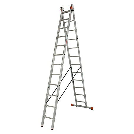 Krause Stehleiter Dubilo (Arbeitshöhe: 6,85 m, Anzahl Tritte: 24 Stk., Aluminium)