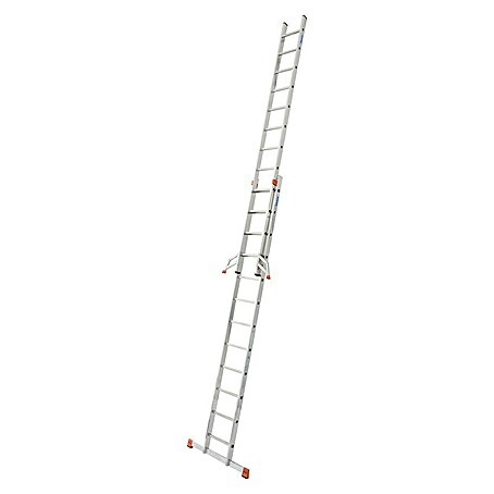 Krause Monto Schiebeleiter Fabilo (Anzahl Tritte: 24 Stk., Arbeitshöhe: 6,85 m, Aluminium)
