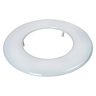 Ofenrohrrosette (Durchmesser: 150 mm, Emailliert, Weiß)