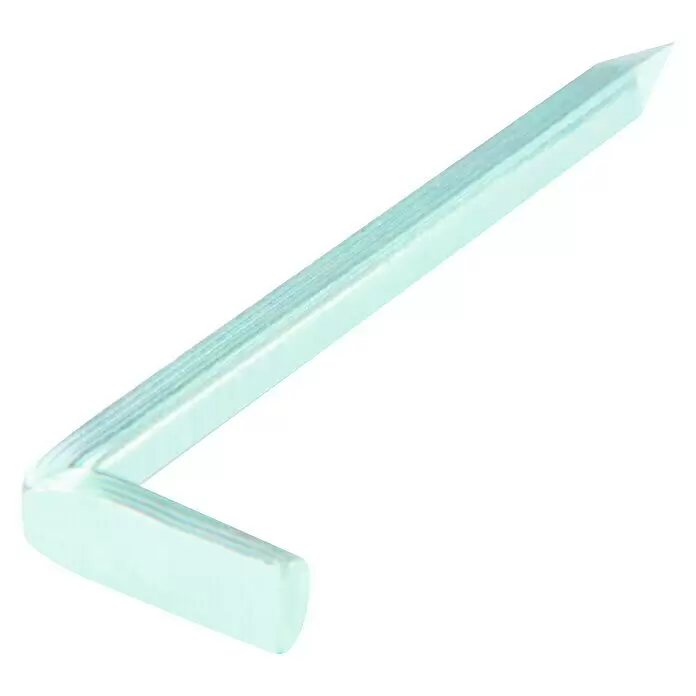 Suki Tachuela - Acero, Diámetro: 2,2 mm - Clavija metálica en forma de L azul claro con punta afilada y vástago estriado.