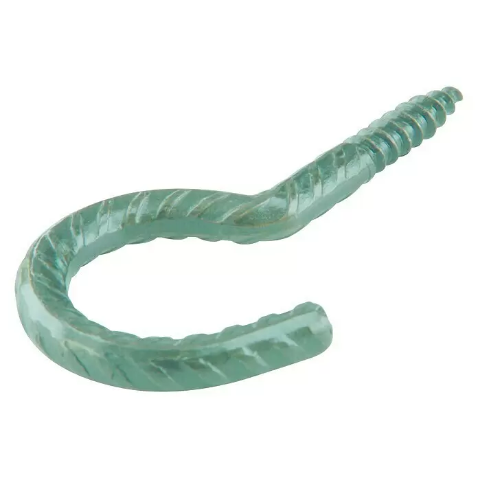Suki Escarpia roscada - Ø x L: 5,2 x 60 mm, 3 ud., Rosca de madera, Negro - Un señuelo de pesca de plástico blando, verde claro y acanalado, con forma de gusano curvado.