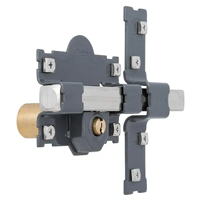 FAC Cerrojo 101L Pintado - L x An x Al: 105 x 173 x 85 mm - Cerradura de seguridad Traba, robusta y fiable para una mayor protección. Ideal para asegurar puertas y portones.