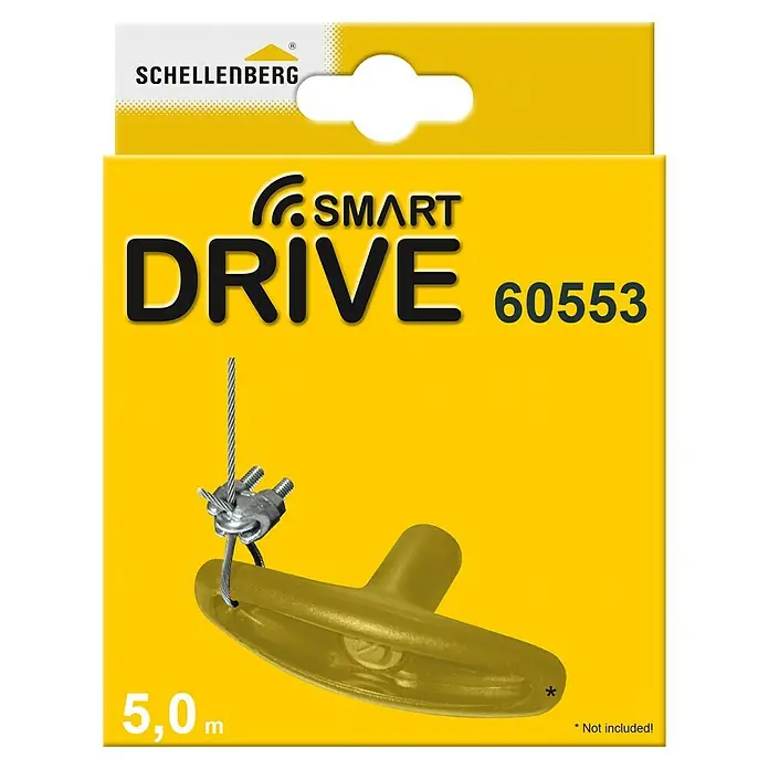Schellenberg Notentriegelung Smart Drive - Passend für: Schellenberg Garagentorantriebe Drive - Schellenberg Smart Drive 60553: Rollladengurt mit praktischem Griff für mühelose Bedienung und sicheren Halt beim manuellen Hochziehen.