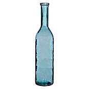 Jarrón de vidrio redondo Rioja (Ø x Al: 18 x 75 cm, Azul)