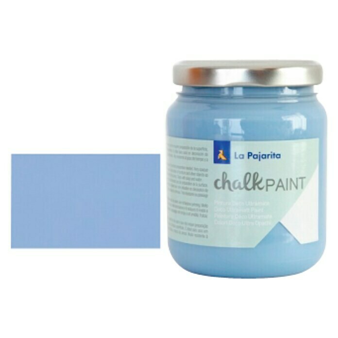 La Pajarita Pintura de tiza Chalk Paint Azul horizonte (175 ml, Mate)