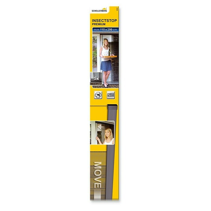 Schellenberg Insektenschutzvorhang Insect Stop Premium (B x H: 115 x 250 cm, Montage Insektengitter: Kleben) | BAUHAUS