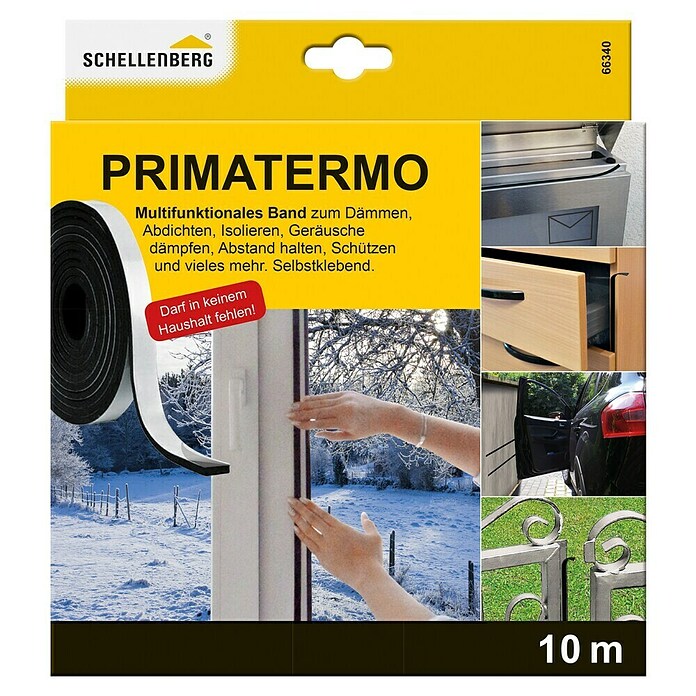 Schellenberg Dichtungsband Primatermo (Länge: 10 m, Anthrazit, Selbstklebend) | BAUHAUS