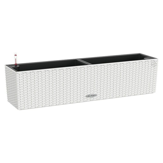 Lechuza Cottage Balkonsko korito Balconera  (Maksimalna zunanja dolžina: 80 cm, Plastika, Bela) | Balkonska korita | Cvetlična korita | Posode za rastline | Vrt in prosti čas | Izdelki | BAUHAUS