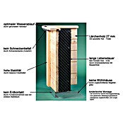 KGT Hochbeet Woody 210 (214 x 99 x 79 cm, Holz)