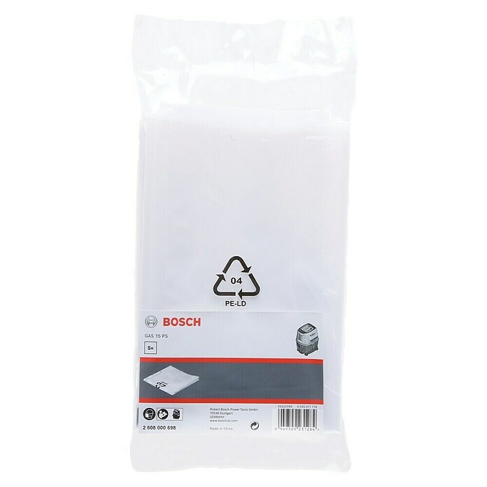 Bosch Vreča za sesalec  (5 kos) | 2587 - Staubbeutel, Filter | BCDF - Zubehör Staubsauger/Waschsauger/Dampfrei | BCD - Maschinenzubehör | BC - Maschinenzubehör | B - Werkz/Masch/Maschzubeh/Auto | BAUHAUS