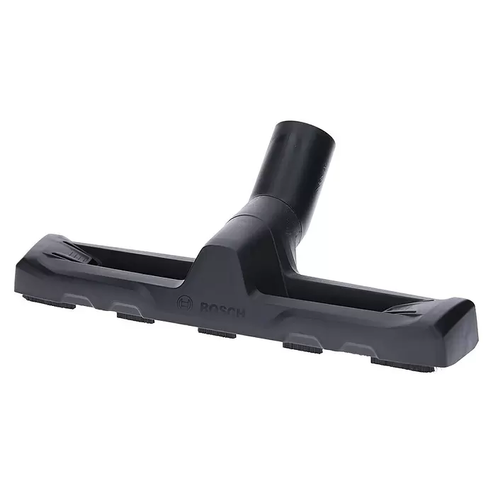 Bosch Bodendüse - 133 x 280 x 70 mm - Schwarze Bosch Staubsauger-Bodendüse aus Kunststoff mit Bürstenleisten.
