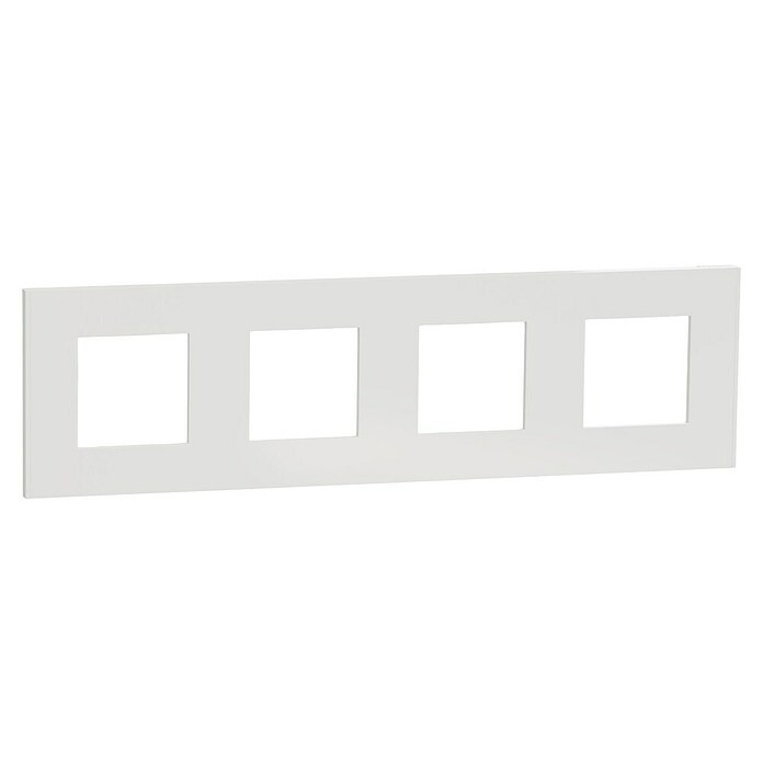 Schneider Electric New Unica Marco (Blanco, Modelo de mecanismos: x 4, Plástico, Colocar) | BAUHAUS