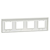 Schneider Electric New Unica Marco (Blanco, Modelo de mecanismos: x 4, Plástico, Colocar) | BAUHAUS