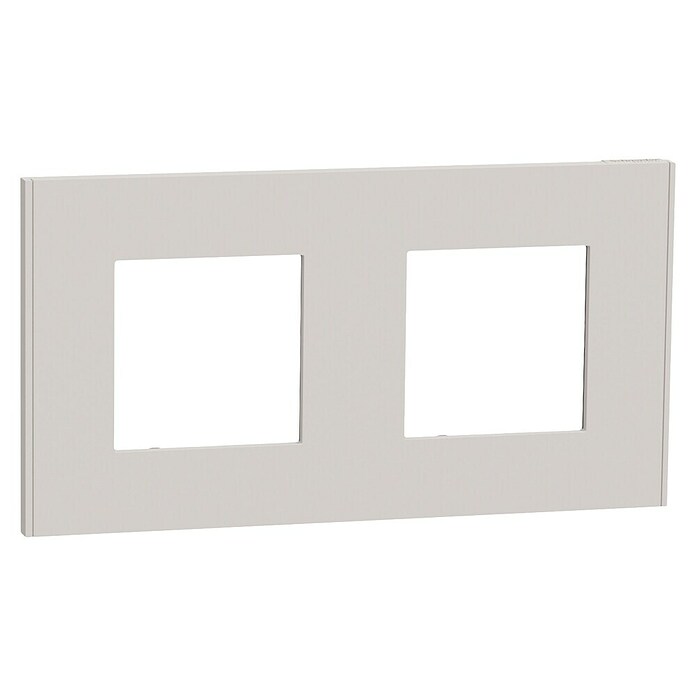 Schneider Electric New Unica Marco (Gris cava, Modelo de mecanismos: x 2, Plástico, Ubicar) | BAUHAUS