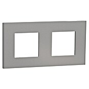 Schneider Electric New Unica Marco (Gris, Modelo de mecanismos: x 2, Plástico, Colocar) | BAUHAUS