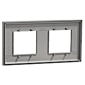 Schneider Electric New Unica Marco (Gris, Modelo de mecanismos: x 2, Plástico, Colocar) | BAUHAUS
