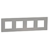 Schneider Electric New Unica Marco (Gris, Modelo de mecanismos: x 4, Plástico, Colocar) | BAUHAUS