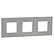 Schneider Electric New Unica Marco (Gris, Modelo de mecanismos: x 3, Plástico, Colocar) | BAUHAUS