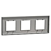 Schneider Electric New Unica Marco (Gris, Modelo de mecanismos: x 3, Plástico, Colocar) | BAUHAUS