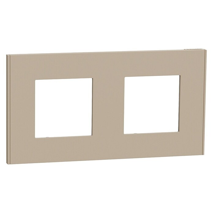 Schneider Electric New Unica Marco (Beige, Modelo de mecanismos: x 2, Plástico, Colocar) | BAUHAUS