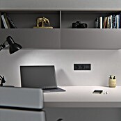 Schneider Electric New Unica Marco (Gris cava, Modelo de mecanismos: x 3, Plástico, Ubicar) | BAUHAUS