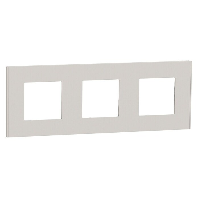 Schneider Electric New Unica Marco (Gris cava, Modelo de mecanismos: x 3, Plástico, Ubicar) | BAUHAUS