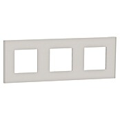 Schneider Electric New Unica Marco (Gris cava, Modelo de mecanismos: x 3, Plástico, Ubicar) | BAUHAUS