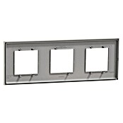 Schneider Electric New Unica Marco (Gris cava, Modelo de mecanismos: x 3, Plástico, Ubicar) | BAUHAUS