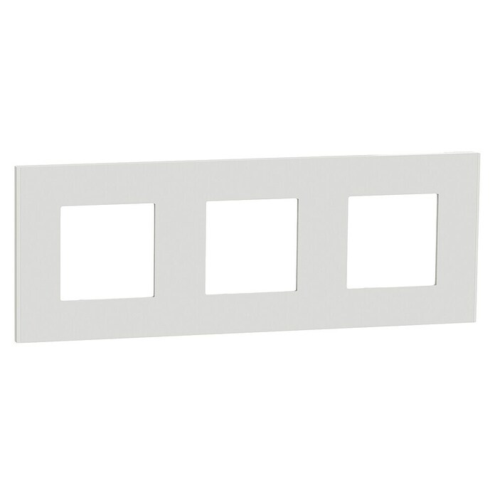 Schneider Electric New Unica Marco (Blanco, Modelo de mecanismos: x 3, Plástico, Colocar) | BAUHAUS
