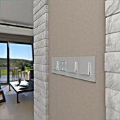 Schneider Electric New Unica Marco (Gris antracita, Modelo de mecanismos: x 4, Plástico, Ubicar) | BAUHAUS