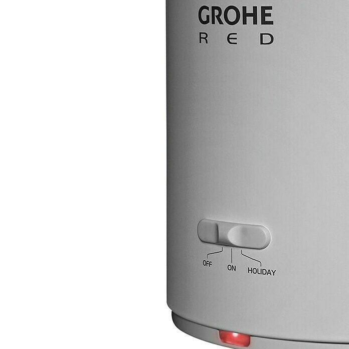 Grohe Spültischarmatur Red II DuoL-Auslauf, Boiler: Größe L, Edelstahloptik Detail Shot