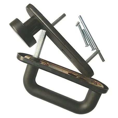 Conjunto de picaporte pomo fijo con bocallave