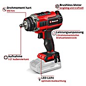Einhell Professional Power X-Change 18V Akku-Schlagschrauber Impaxxo 18/450 (18 V, Ohne Akku, 450 Nm) | BAUHAUS