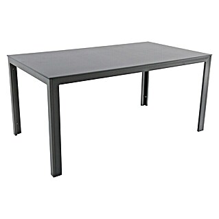 Sunfun Maja Slim Gartenmöbel-Set (5 -tlg., Glas/Aluminium/Textilen, Anthrazit)