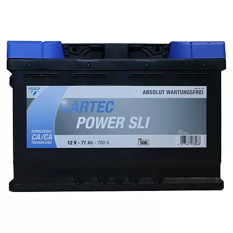 Cartec  Autobatterie Power SLI 77 AH 780A