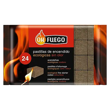 Ok Fuego  Pastillas de encendido ecológicas