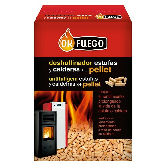 Ok Fuego Deshollinador para estufas y calderas de pellet (1,5 kg)