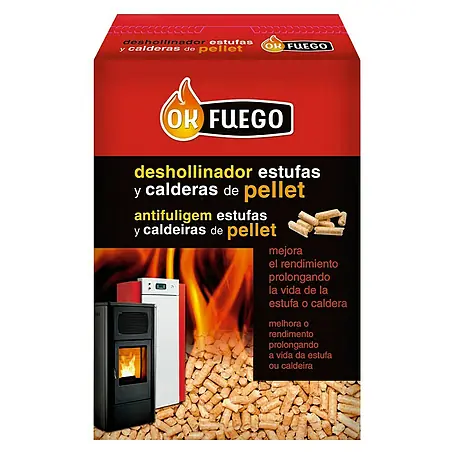 Ok Fuego  Deshollinador para estufas y calderas de pellet